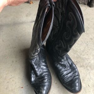 Tony Lama Genuine Leather Cowboy Boots